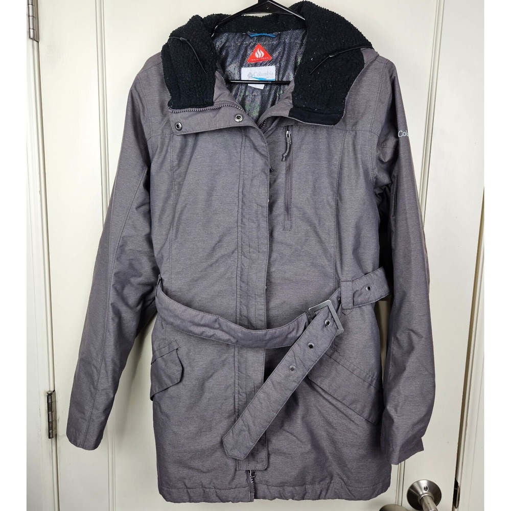 Columbia BEVERLY MOUNTAIN II Women's Omni-Heat Winter Jacket Size: L Gray